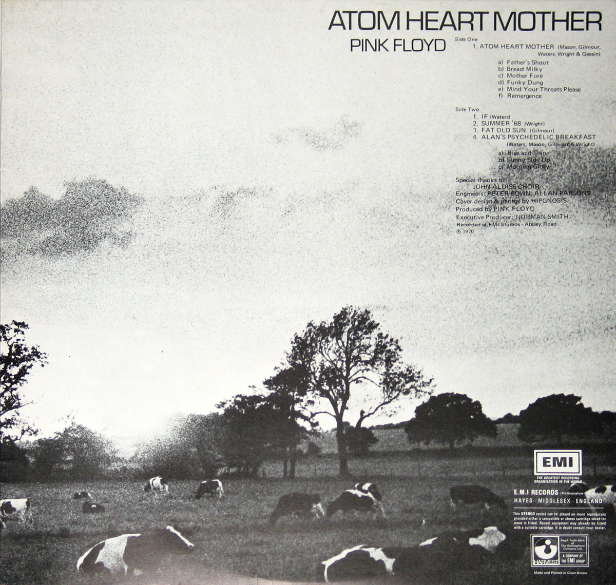 High Resolution Photo #4 PINK FLOYD Atom Heart   UKA4 